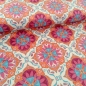 Preview: Dekostoff - Samtstoff - Boho Velvet - Ornamente - natur